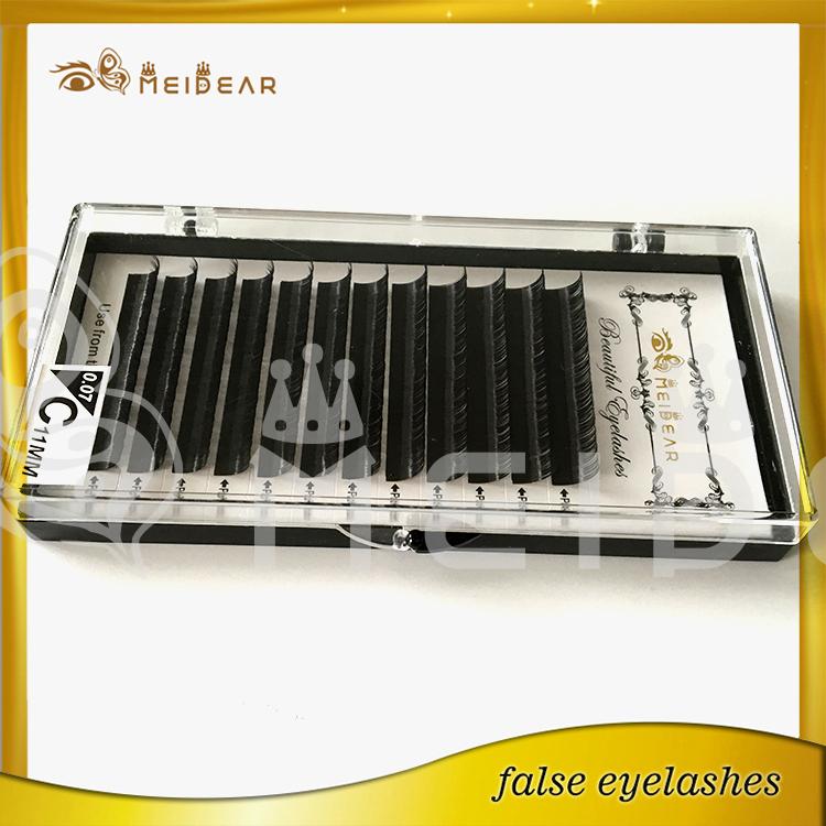 False eyelashes extensions silk material with custom package